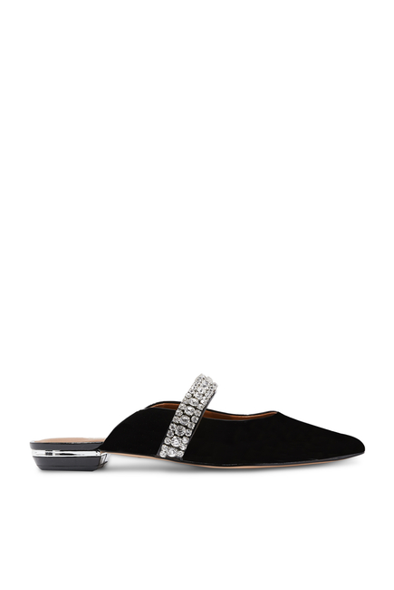 Princely Patent Leather Mules
